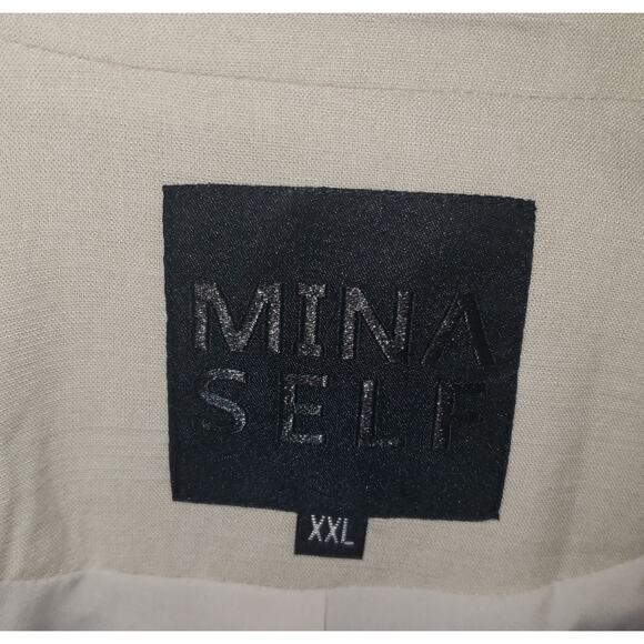 Mina Self Beige Blazer XXL – Modern Fit, Lightweight, Business Casual Fall Style - Picture 2 of 10